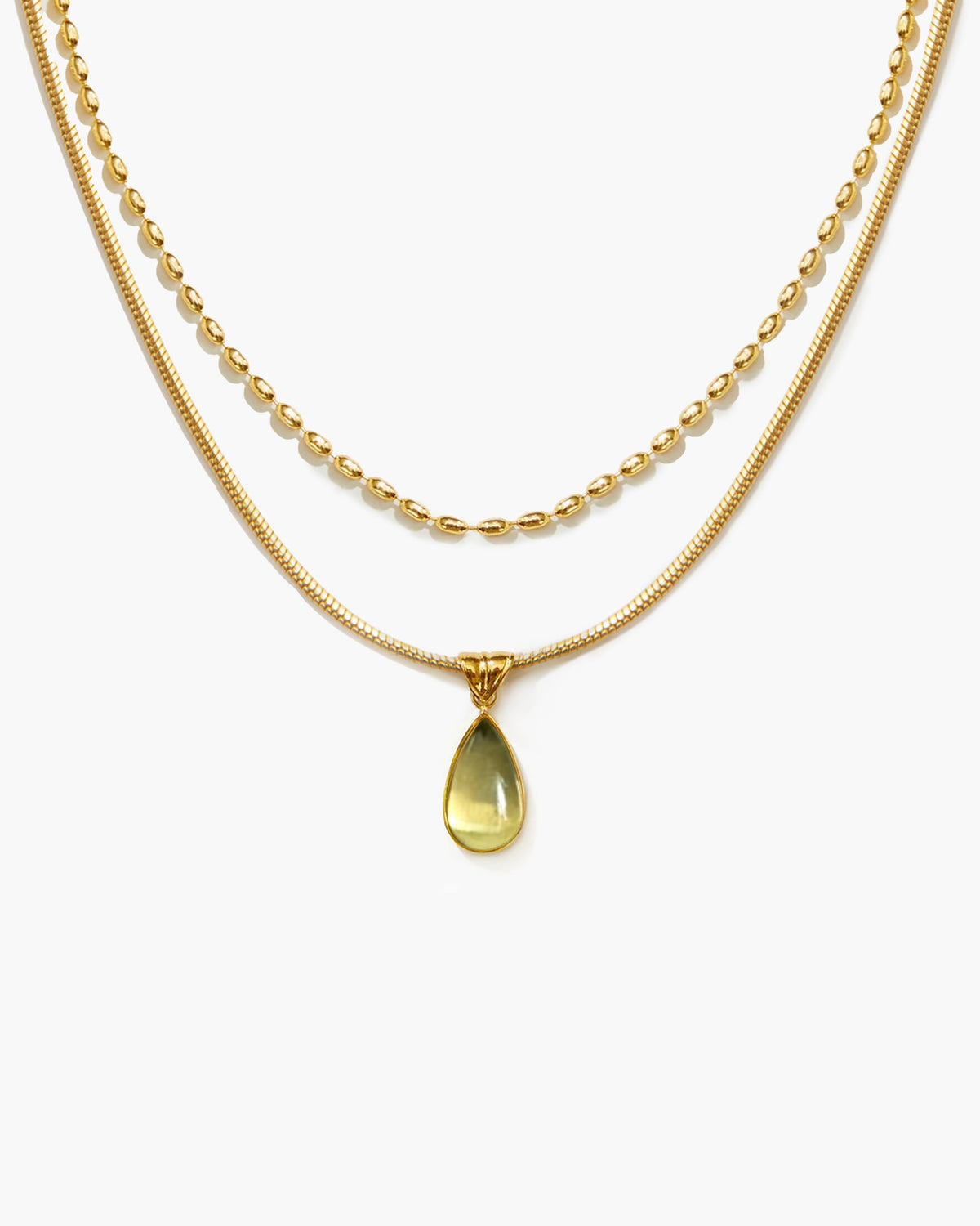Waterdrop Necklace in Marine Blue